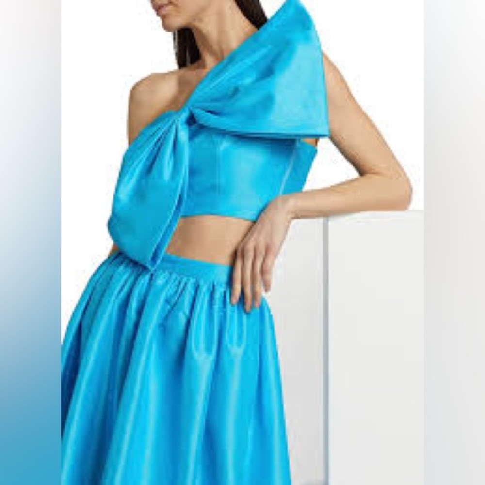 NWOT Sachin & Babi Kiki Dupioni Strapless Bow Top Electric Blue‎ $325 - Small*